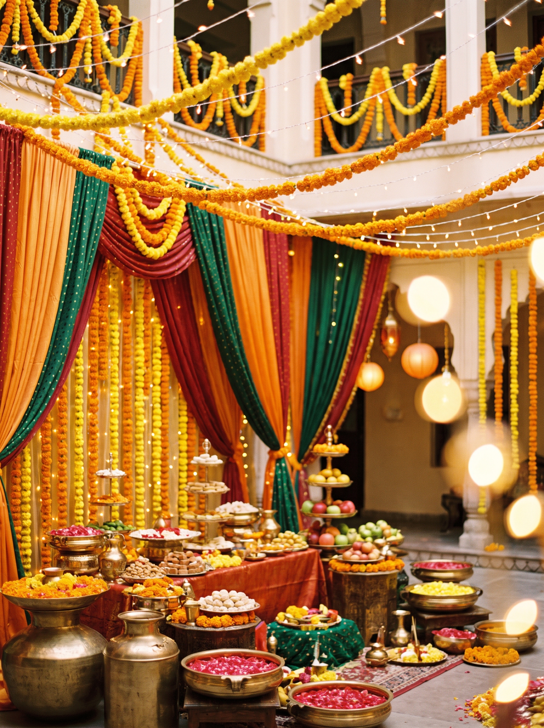 A festive Indian celebration table